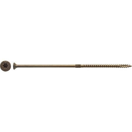 Big Timber #10 x 6 In. Bronze Flat Head Wood Screw, 32PK 1BTX106